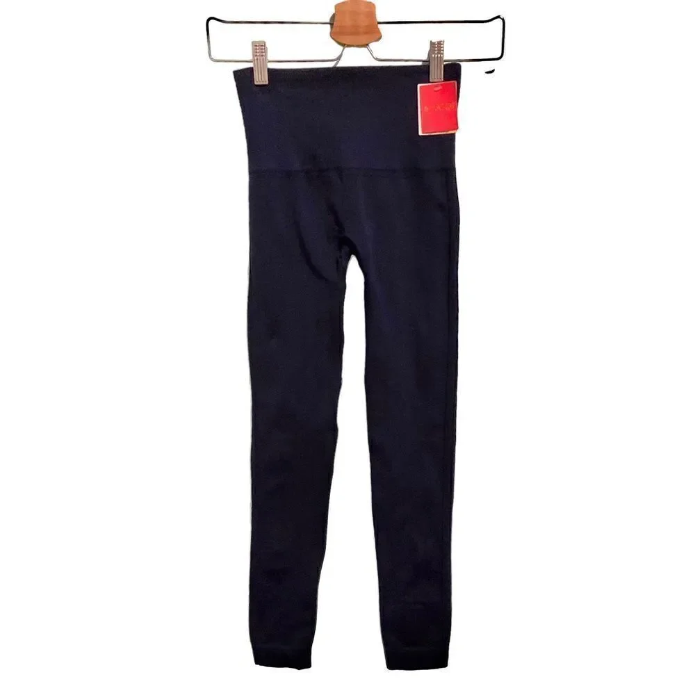 NWT Spanx Look At Me Now Leggings in Port Navy Size XS